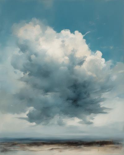 Mysterious-clouds-drifting-in-a-blue-sky  close-up - all-natural-colors -style-of-Michael-Carson-13